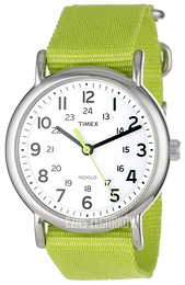 Timex Biały/Tkanina Ø38 mm T2P1459J