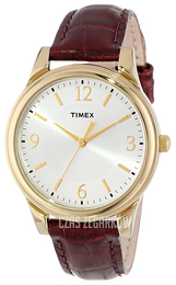 Timex Srebrny/Skóra Ø36 mm T2P2542M