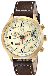 Timex Intelligent Szampański/Skóra Ø43 mm T2P510DH