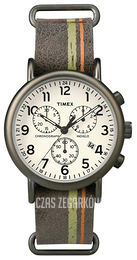 Timex Weekender Beżowy/Stal Ø40 mm T2P780