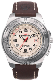 Timex Beżowy/Skóra Ø45 mm T41731