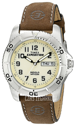 Timex Expedition Beżowy/Skóra Ø40 mm T46681D7