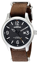 Timex Expedition Czarny/Skóra Ø43 mm T499359J