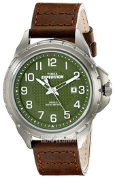 Timex Expedition Zielony/Skóra Ø43 mm T499469J