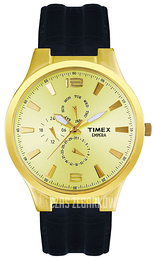 Timex Żółte złoto/Skóra TI000K10500