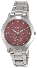 Timex Classic Czerwony/Stal Ø36 mm TI000Q80200
