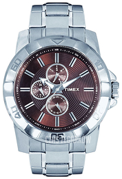 Timex Classic Brązowy/Stal Ø50.5 mm TI000S40100