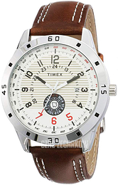 Timex Biały/Skóra Ø45 mm TI000U90000
