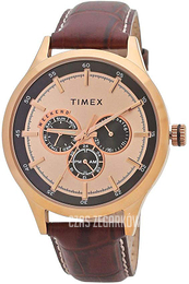 Timex Różowe złoto/Skóra Ø43 mm TW000T311