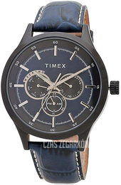Timex Niebieski/Skóra Ø43 mm TW000T312