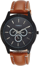 Timex Czarny/Skóra Ø45 mm TW000U913