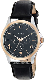 Timex Czarny/Skóra Ø43.75 mm TW000X120