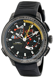 Timex Intelligent Czarny/Guma Ø46 mm TW2P44300DH