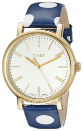 Timex Biały/Skóra Ø38 mm TW2P63500AB