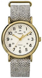 Timex Weekender Kremowy/Tkanina Ø38 mm TW2P71900