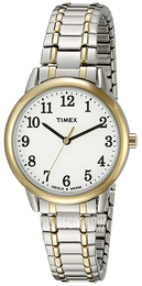 Timex Easy Reader Biały/Stal w odcieniu złota Ø30 mm TW2P787009J
