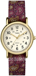 Timex Weekender Beżowy/Tkanina Ø38 mm TW2P81000D7