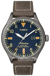 Timex Niebieski/Skóra Ø40 mm TW2P83800