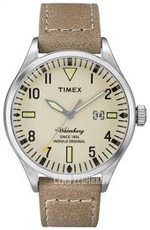 Timex Beżowy/Skóra Ø40 mm TW2P83900