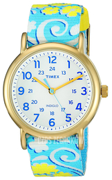 Timex Weekender Biały/Tkanina Ø37 mm TW2P901009J