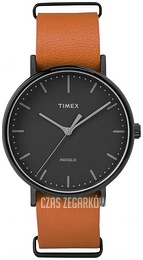 Timex Weekender Czarny/Skóra Ø37 mm TW2P91400D7