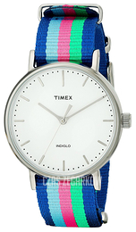 Timex Weekender Biały/Stal Ø37 mm TW2P917009J