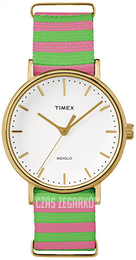 Timex Weekender Biały/Tkanina Ø37 mm TW2P91800D7