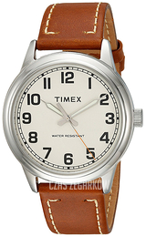 Timex Kremowy/Skóra Ø40 mm TW2R22700
