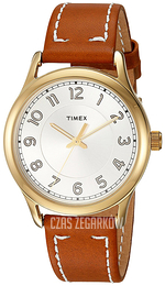 Timex Srebrny/Skóra Ø36 mm TW2R23000