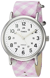 Timex Weekender Biały/Tkanina Ø38 mm TW2R24200