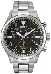 Timex Czarny/Stal Ø42 mm TW2R24900D7