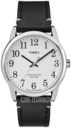 Timex Easy Reader Biały/Skóra Ø38 mm TW2R35700UK