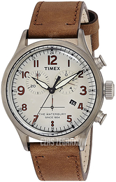Timex Biały/Skóra Ø42 mm TW2R38300