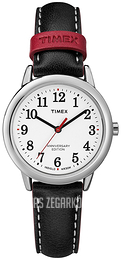 Timex Easy Reader Biały/Skóra Ø30 mm TW2R40200