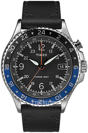 Timex Czarny/Skóra Ø43 mm TW2R43600