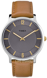 Timex Szary/Skóra Ø40 mm TW2R49700JT