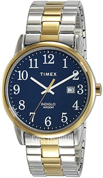 Timex Easy Reader Niebieski/Stal w odcieniu złota Ø38 mm TW2R58500