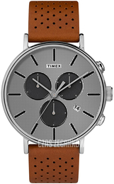 Timex Srebrny/Skóra Ø41 mm TW2R79900