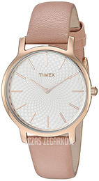 Timex Srebrny/Skóra Ø34 mm TW2R85200