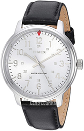 Timex Srebrny/Skóra Ø43 mm TW2R85300