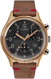 Timex Czarny/Skóra Ø41 mm TW2R96300
