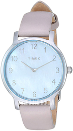 Timex Niebieski/Skóra Ø34 mm TW2T35900