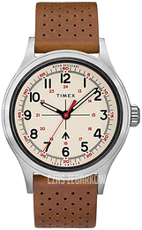 Timex Other Kremowy/Skóra Ø40 mm TW2T82500
