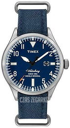 Timex Niebieski/Tkanina Ø42 mm TW2U00300LG