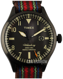 Timex Czarny/Tkanina Ø42 mm TW2U00700LG