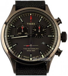Timex Czarny/Skóra Ø44 mm TW2U01500LG