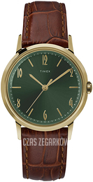 Timex Marlin Zielony/Skóra Ø34 mm TW2U01700