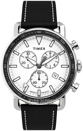 Timex Biały/Skóra Ø42 mm TW2U02200