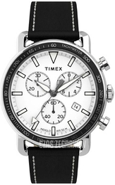 Timex Biały/Skóra Ø42 mm TW2U02200D7