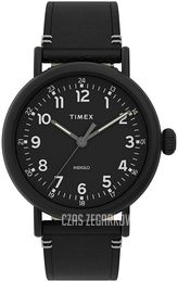 Timex Standard Czarny/Skóra Ø41 mm TW2U03800